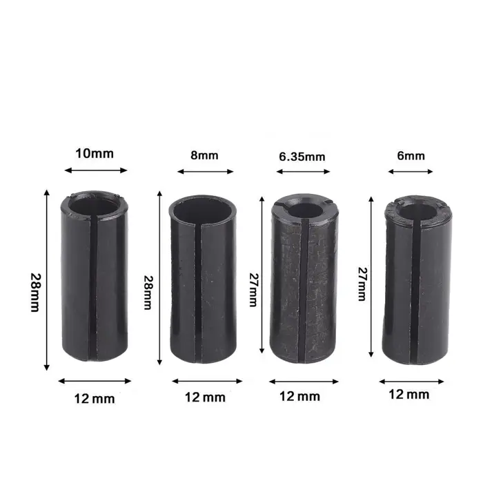 Adaptateur de fraise à queue de perceuse CNC 4 pièces