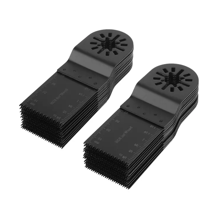 20 lames oscillantes multifonctions de 34 mm pour outil oscillant, kit de lames de scie oscillante p
