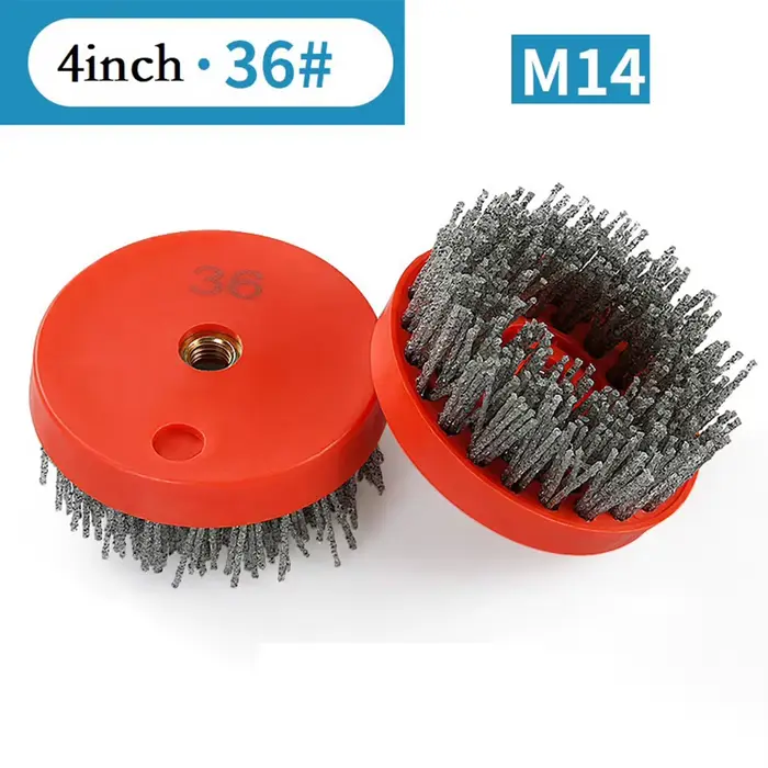 Outil de ponçage, outil de polissage, brosse abrasive, brosses antiques, brosse en nylon, 1 pièce, 4