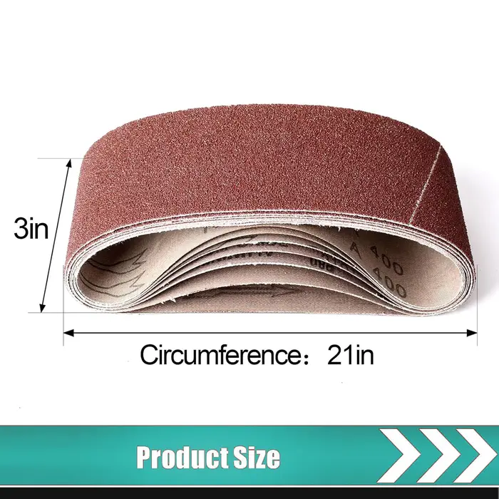 10 pièces 75x533mm bandes abrasives 40/60/80/120/180/240/320 grain pour ponceuse à bande outil abrasif bois métal mou polissage meulage