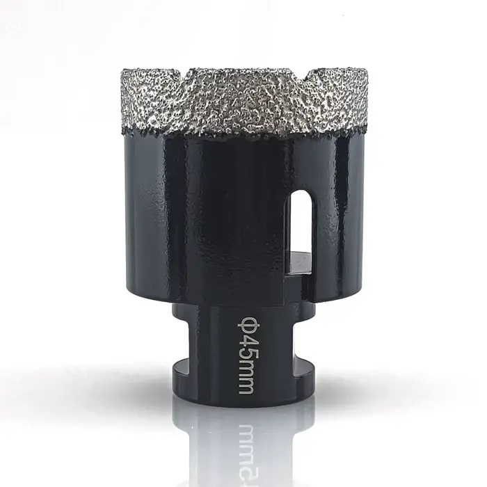 1 pièces M14 fil diamant sec brasé sous vide forage noyau de forage ensemble carreaux de porcelaine
