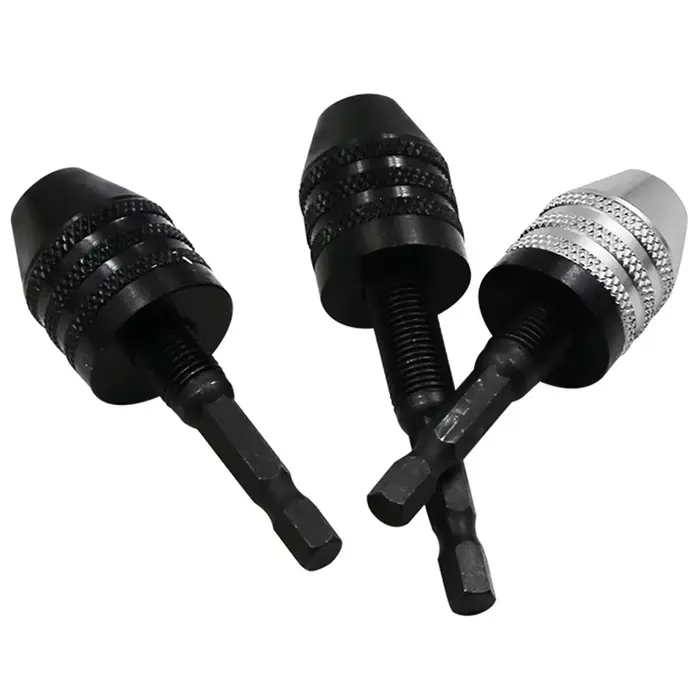 Adaptateur de tournevis à percussion sans clé pour mandrin de perceuse