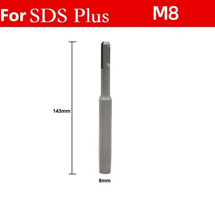 Outils de tournevis de tige de terre pour foret en acier forgé SDS-Plus pour perceuse à percussion M8-M20