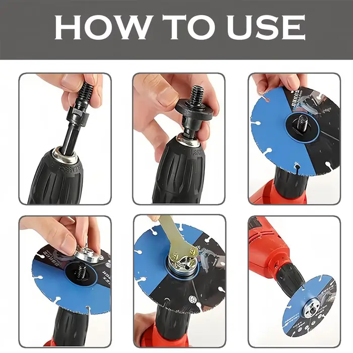 Kit de remplacement de moyeu de meule pour perceuse électrique