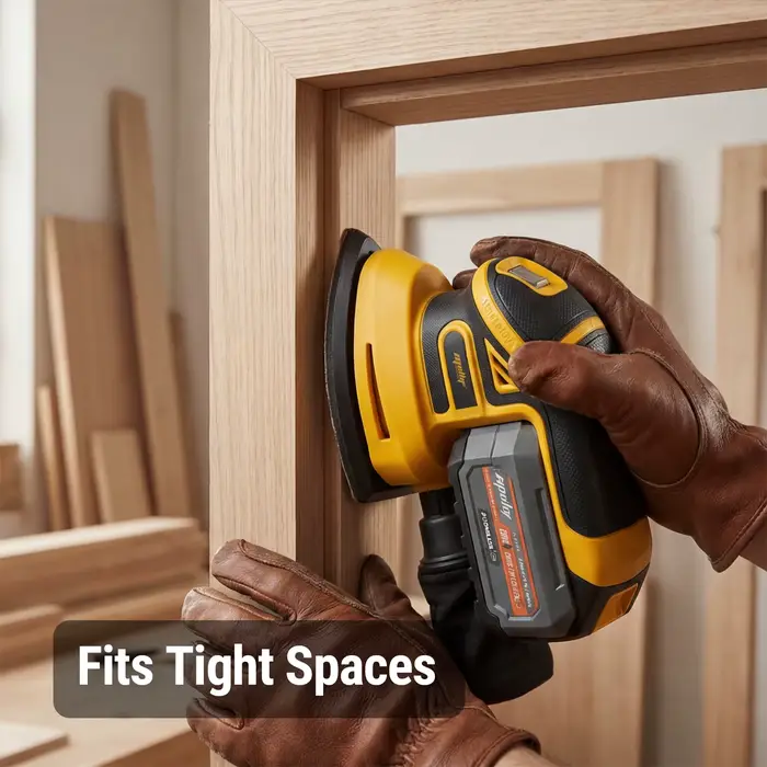 Ponceuse de précision sans fil sans balais compatible avec la batterie Dewalt 20V MAX (OUTIL UNIQUE) 12 000 OPM