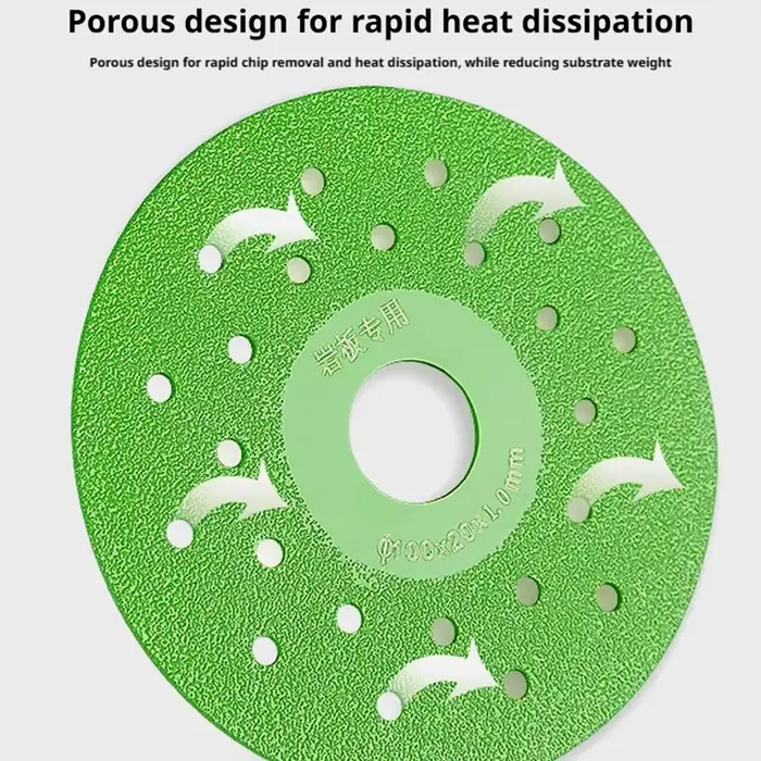 Disque de coupe plat en pierre frittée spécialisé