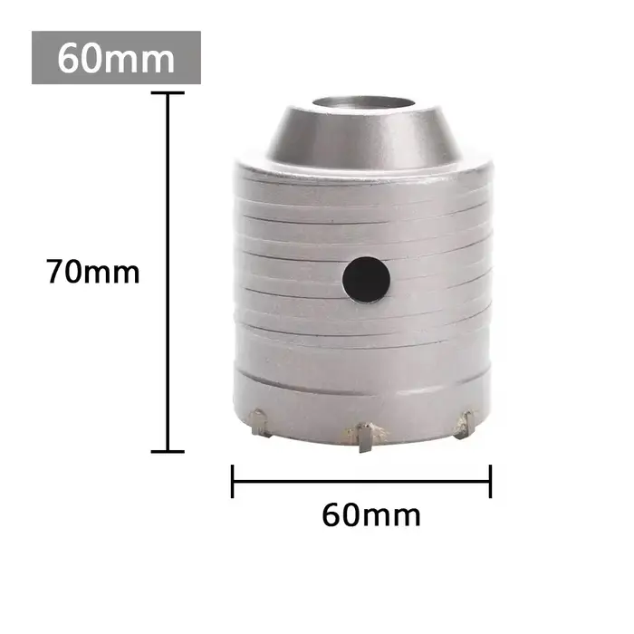 Scie cloche pour mur en béton SDS-Plus