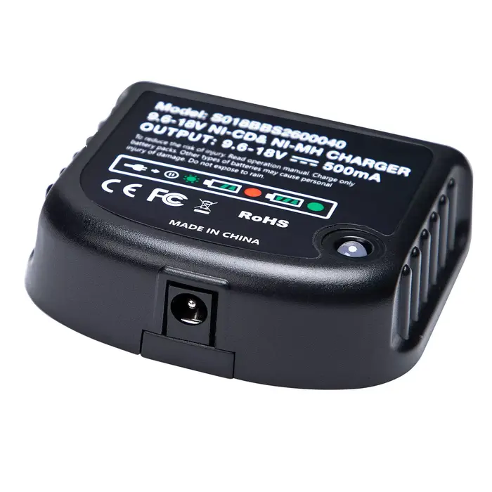 Chargeur de remplacement pour Black & Decker 9.6V-18V A12 A12-X HPB18 HPB14 HPB12 HPB96 HPB18-OPE NI-CD NI-MH