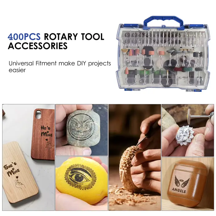 Ensemble d'accessoires pour mini perceuse électrique, kit d'accessoires pour outils à distance, ponç