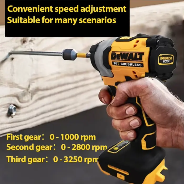 DEWALT DCF850 Visseuse à percussion électrique 20V sans balais sans fil 3250RPM, outils à couple éle