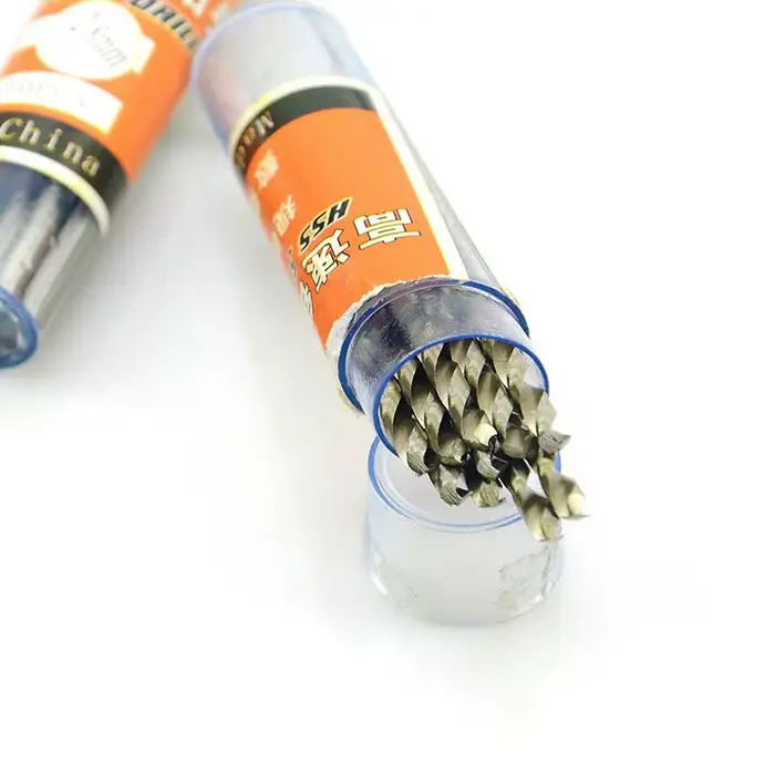 Forets hélicoïdaux HSS 10 pièces/boîte 0.5-3.2mm, Micro tige droite, foret électrique manuel en acie