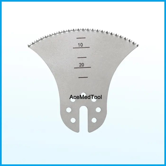 Lames de scie orthopédique pour scie oscillante, instruments orthopédiques pour os et animaux de com