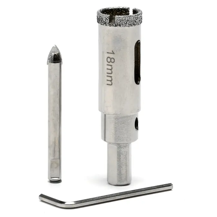Forets de noyau de scie cloche revêtus de diamant de 18-125mm avec foret central de Position outils