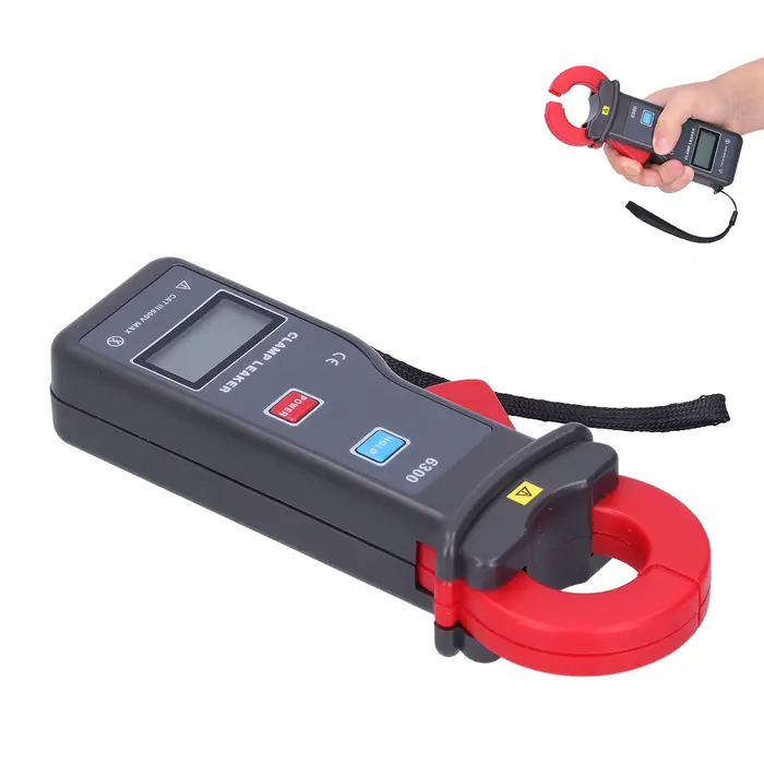 Compteur de courant de fuite à pince numérique avec communication USB