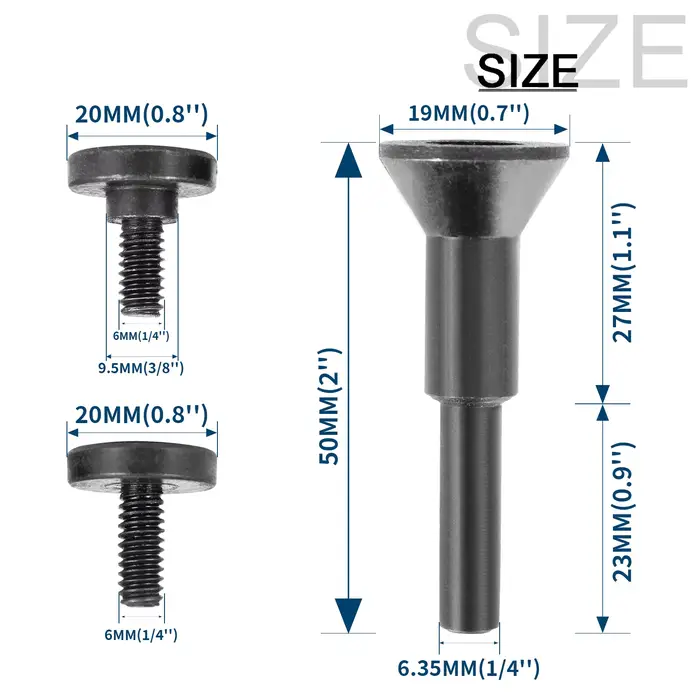 Mndrl de montage pour mini lame de scie circulaire, disque de coupe en métal, perceuse électrique, m