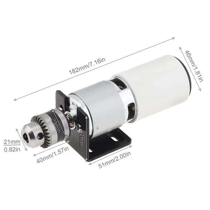 Kit de scie de Table moteur 12-24V 775