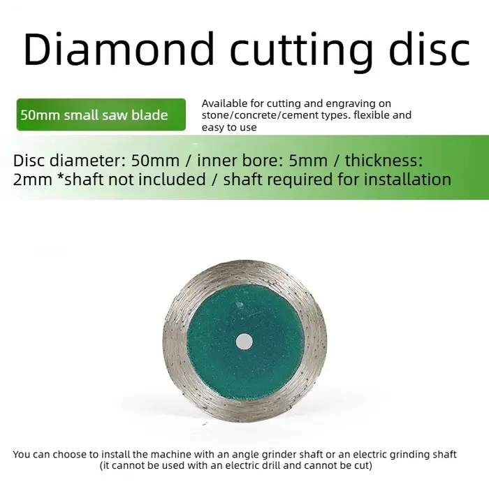 Disque de découpe diamanté multifonctionnel pour le travail du bois