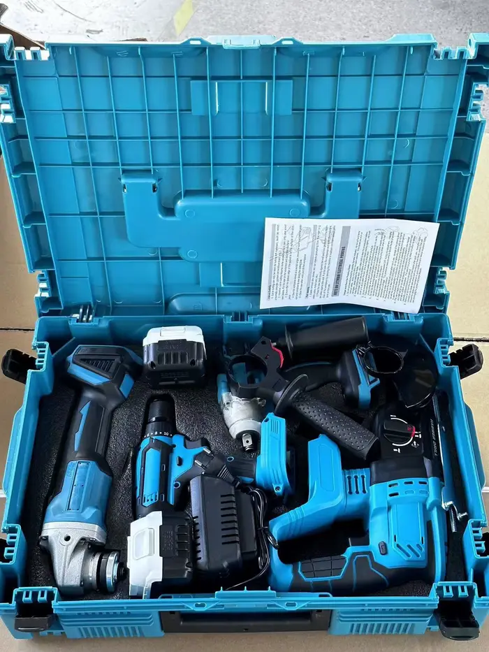 Ensemble d'outils électriques sans fil 20V 6-en-1 8-en-1 multifonctionnel avec perceuse