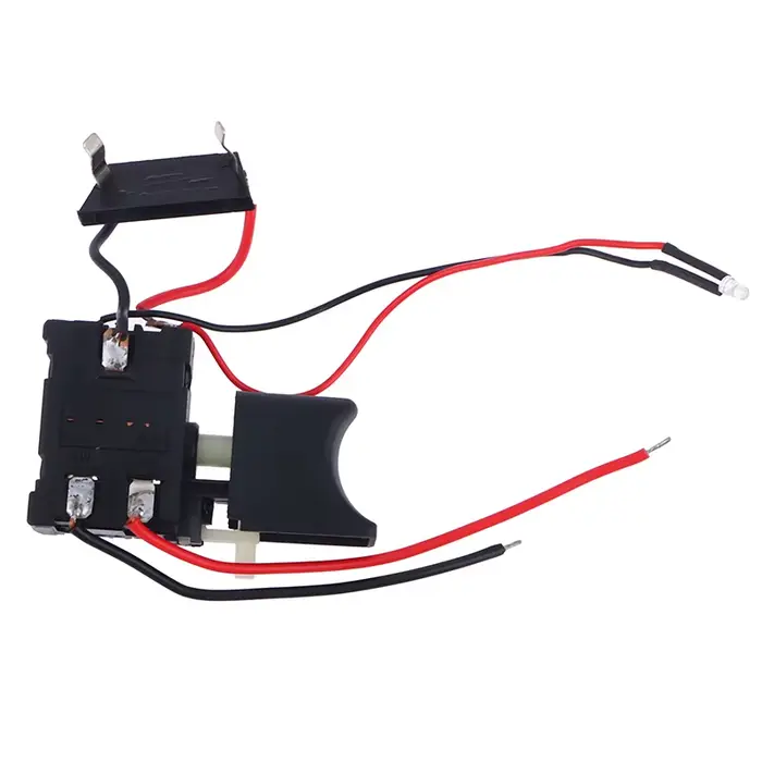 Nouveau【Interrupteur à bouton-poussoir pour perceuse électrique sans fil