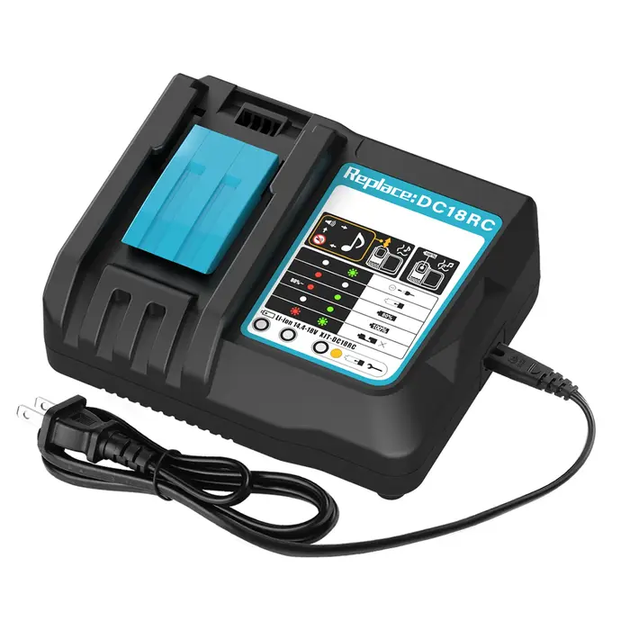 Chargeur de batterie Li-ion DC18RC pour Makita 18V BL1830 BL1815 14.4V BL1430