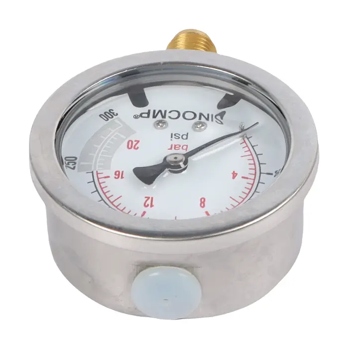 Jauge hydraulique 0-20Bar 0-300Psi 2Mpa