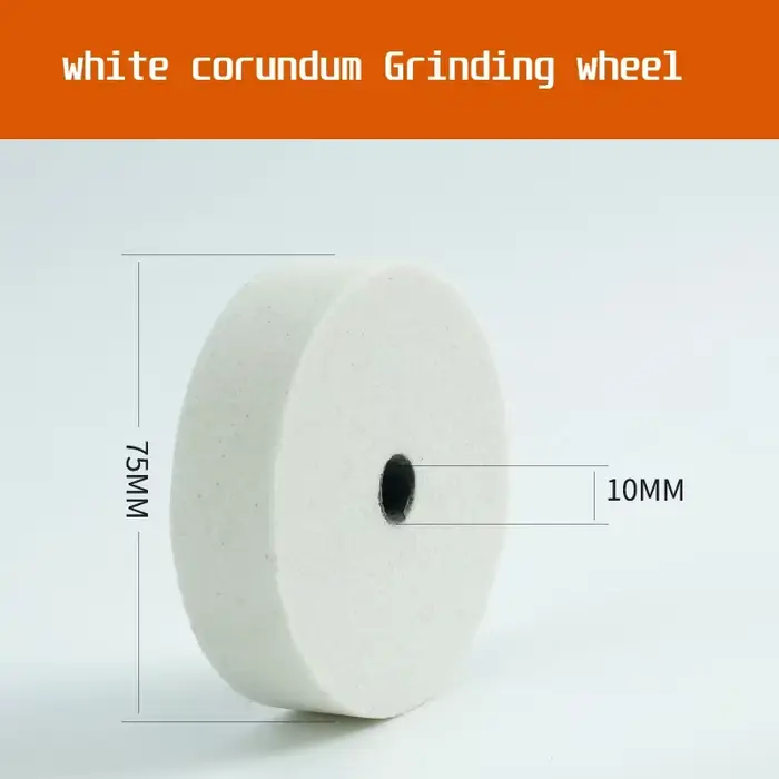 Tête de brosse de roue en tissu de polissage