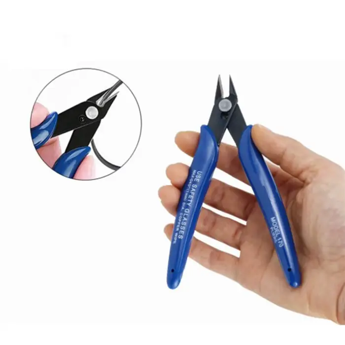 Pince coupante diagonale pour la fabrication de modèles – Outil de coupe latérale de précision pour projets d'artisanat et de bricolage