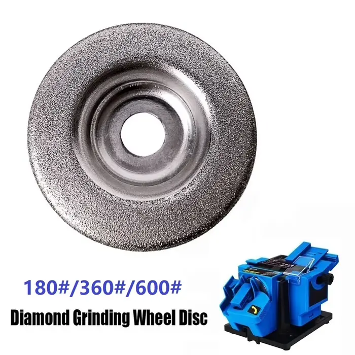 Disque de meulage diamanté 180/360/600 Grit 56mm, pour affûteur électrique multifonctionnel, accesso