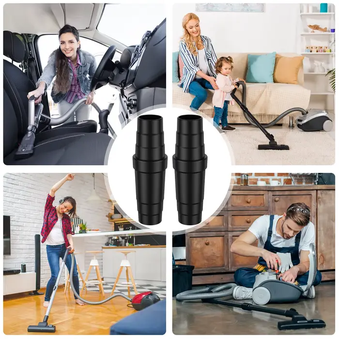 Convertisseur de connecteur de tuyau flacon de poussière pour aspirateur