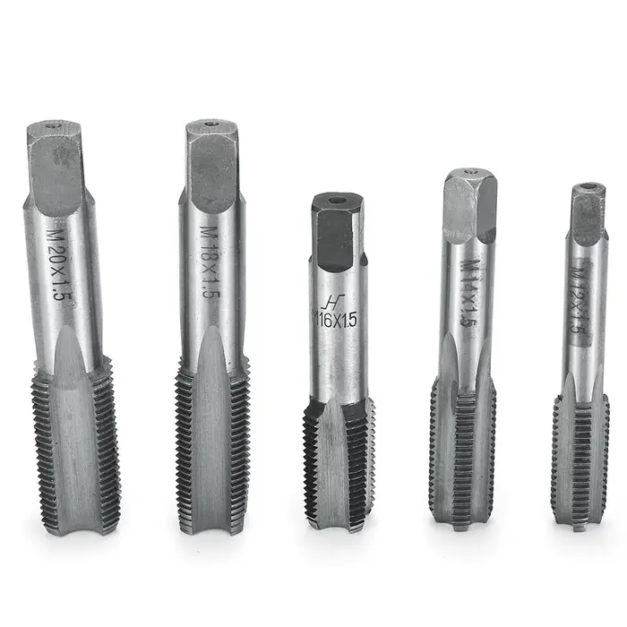 1 paire M12/M14/M16 18MM M20 filetage métrique taraud 1.5mm pas HSS outils manuels droitier pour acc