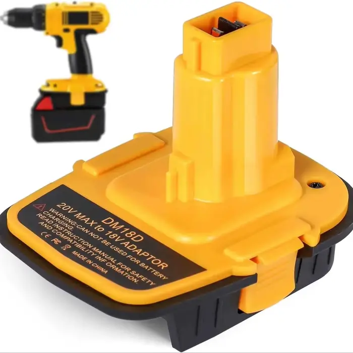 Prolongez la durée de vie de vos outils DeWalt XPR : Adaptateur lithium pour DeWalt & Milwaukee avec