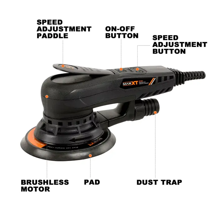 MAXXT 6 pouces 150mm ponceuse de puissance