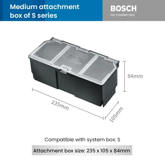 Bosch-Boîte à outils système empilable S et M
