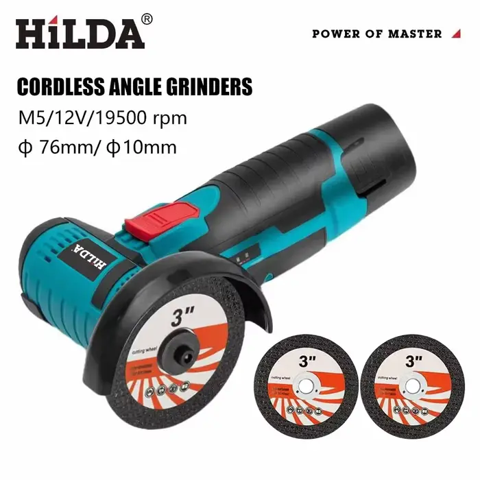 HILDA 12V meuleuse d'angle charge outil de meulage pour le polissage