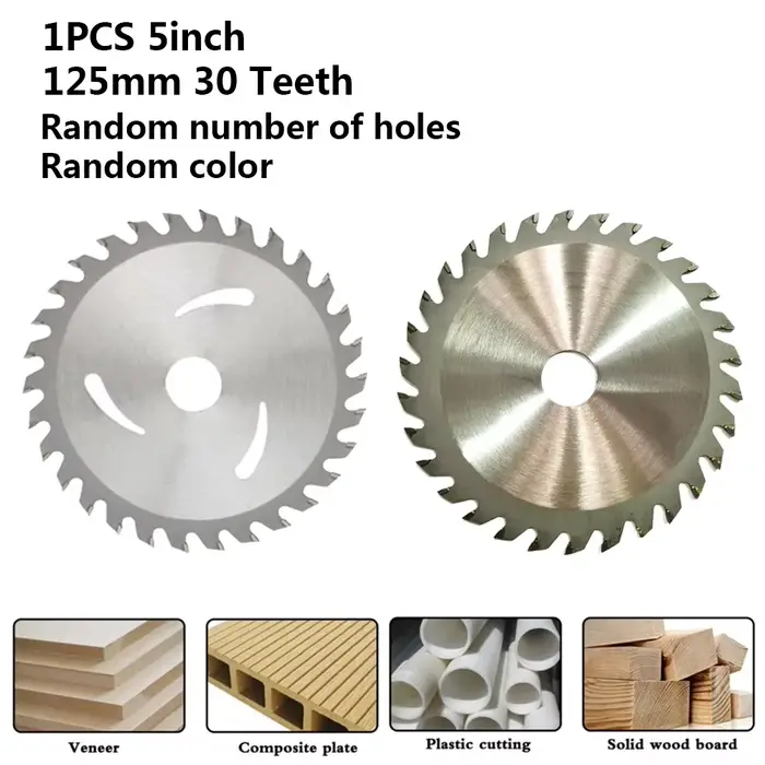 5 "125mm 4.5" 115mm lame de scie circulaire disque de coupe du bois 30/40 dents alésage