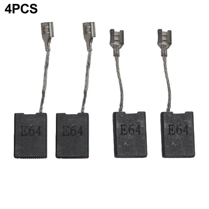 Balais de carbone pour moteur électrique E64, 4 pièces, pour meuleuse d'angle GWS20-180 22 24-180 23