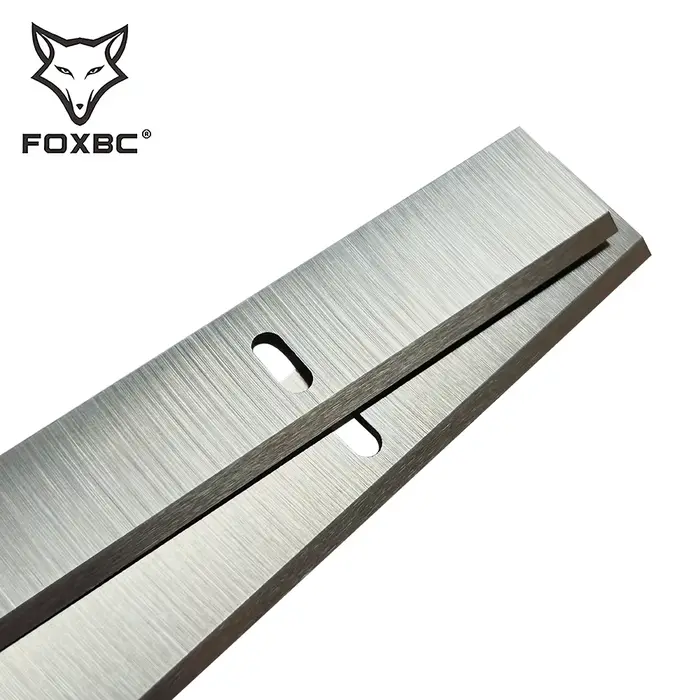 FOXBC 210mm x 16.5mm x 1.5mm lames de raboteuse HSS pour Einhell TH-SP 204