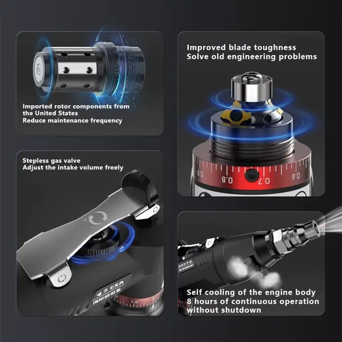Outil de chanfreinage pneumatique AOCKE AX307