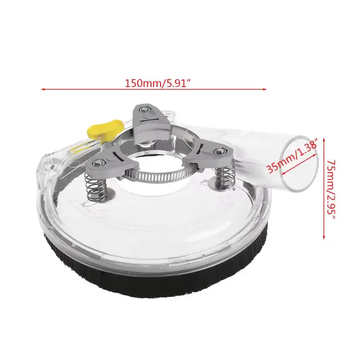 Kit de carénage anti-poussière pour meuleuse d'angle 4 "/ 5" Dls
