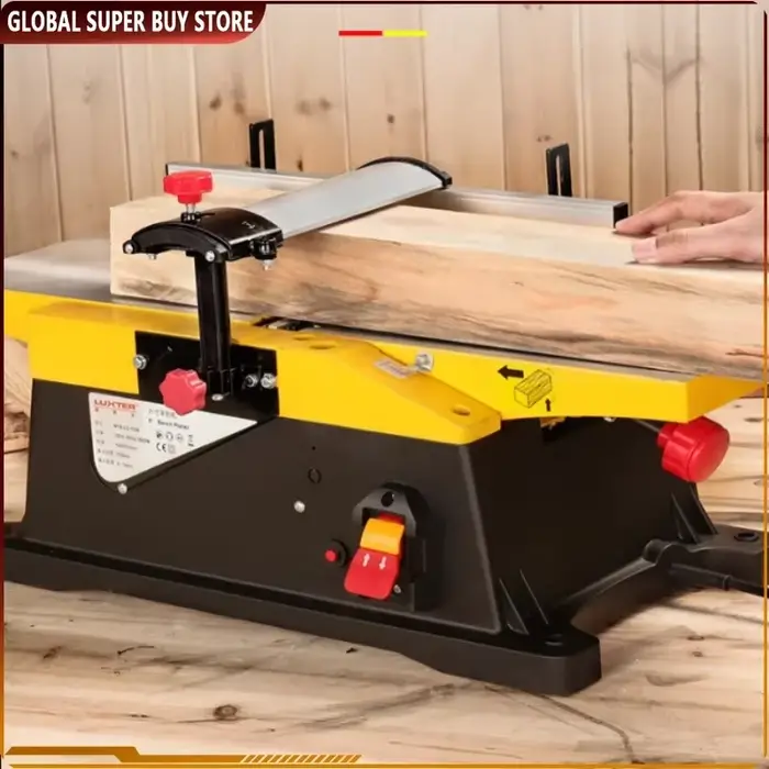 Joints de table pour le travail du bois 6 pouces 1800W, raboteuse électrique épaisse pour le bois, r