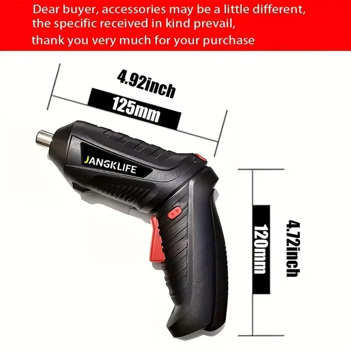 JANGKLIFE tournevis électrique batterie tournevis sans fil Rechargeable puissant Impact tournevis sans fil perceuse