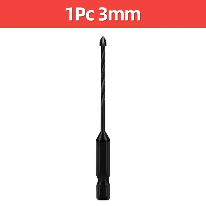 TOOLEYE croix hexagonale foret ensemble pour béton porcelaine carrelage verre métal multifonction fo