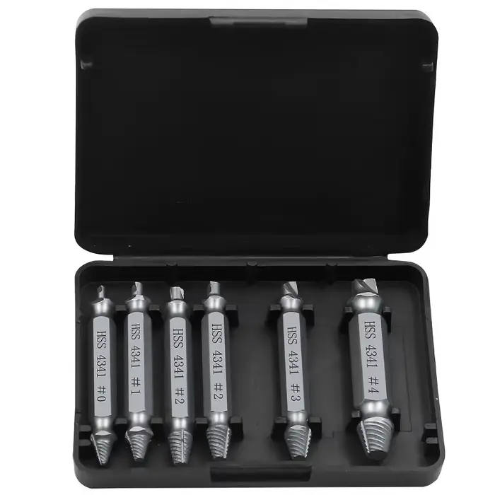 Jeu d'extracteur de vis endommagé, foret HSS, dissolvant cassé dénudé, petit Kit de retrait facile e
