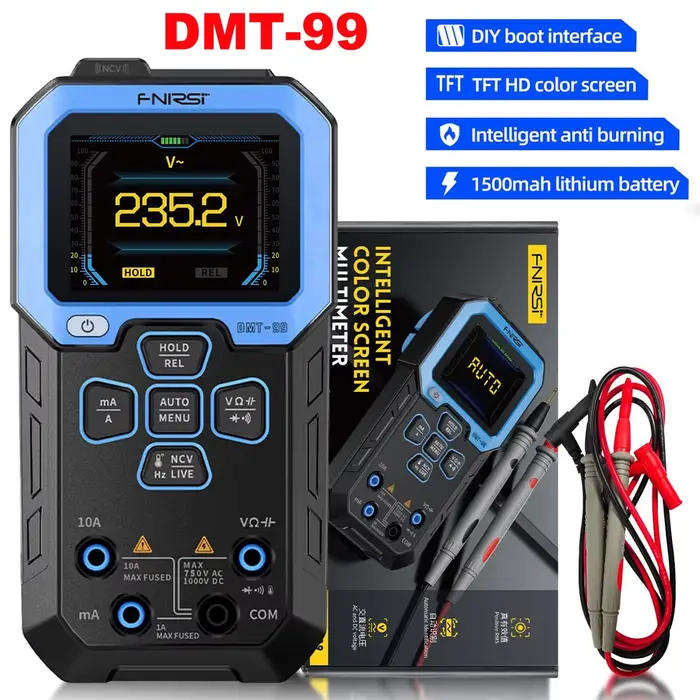 FNIRSI DMT-99 multimètre numérique 9999 points TRMS