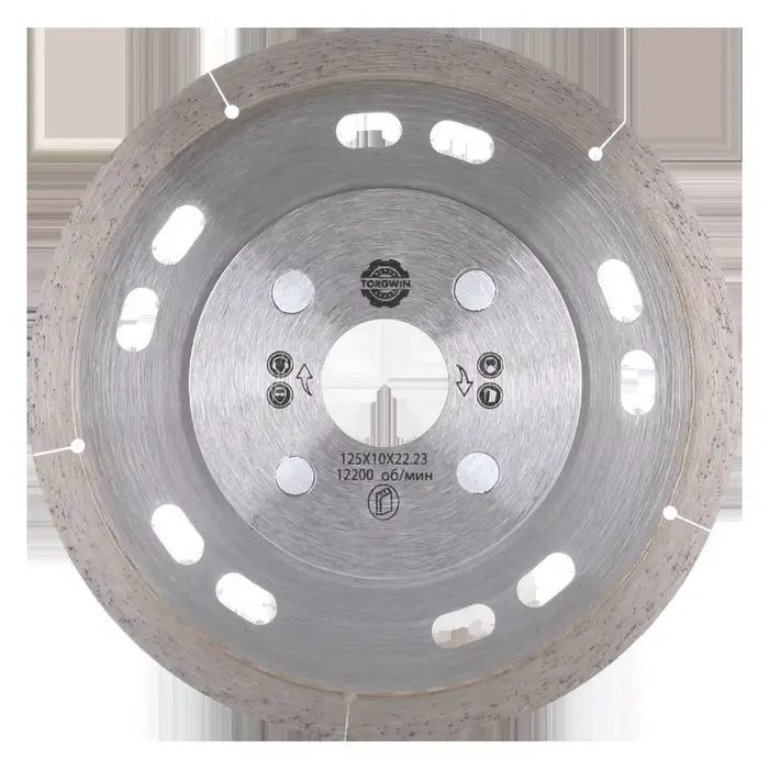 Lame de scie diamantée 125mm, disque de brasage en métal à coupe sèche, meuleuse d'angle à pression