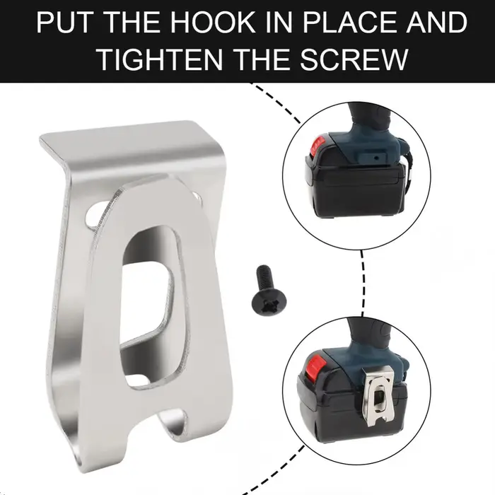 Clip de ceinture de remplacement pour perceuse électrique