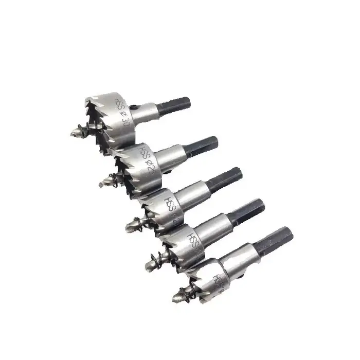 Ensemble de forets HSS pour outils électriques, scie cloche, coupe-métal en acier inoxydable, 16mm,