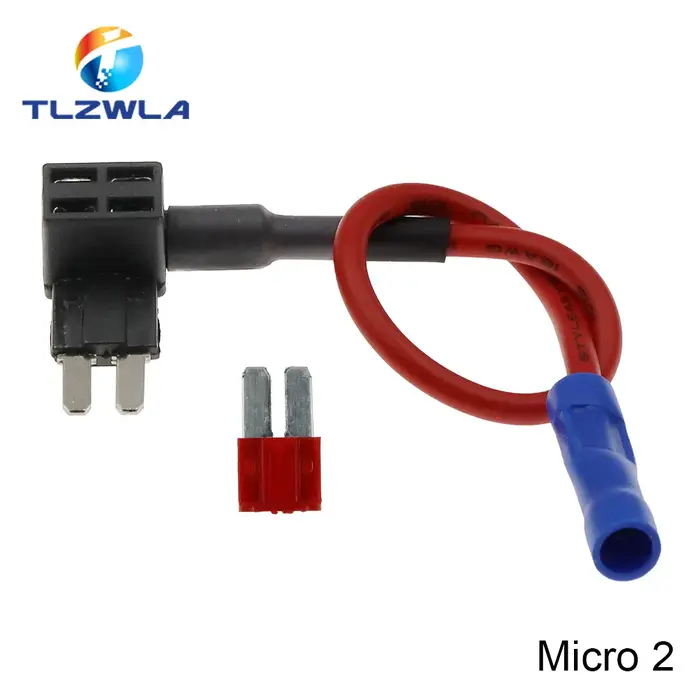 Porte-fusible de voiture MINI petit format moyen 12V, adaptateur de robinet de circuit supplémentaire avec Micro Mini fusible à lame ATM Standard 10A