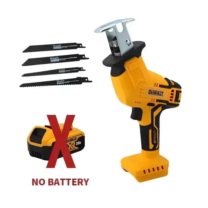 Scie sauteuse sans balais Dewalt 20V : Scie sauteuse électrique multifonctionnelle avec moteur puissant pour la découpe du métal, du bois et des tuyaux