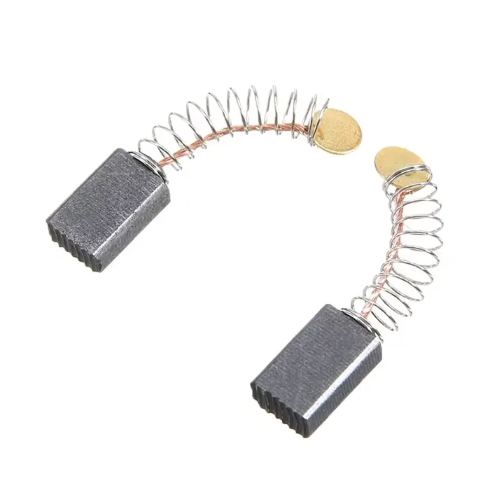 Brosses en carbone à plumes pour moteur, brosses en 2,4, meuleuse d'angle, tondeuse, marteau électrique, outil Acce, 5x8x15mm, 20 pièces